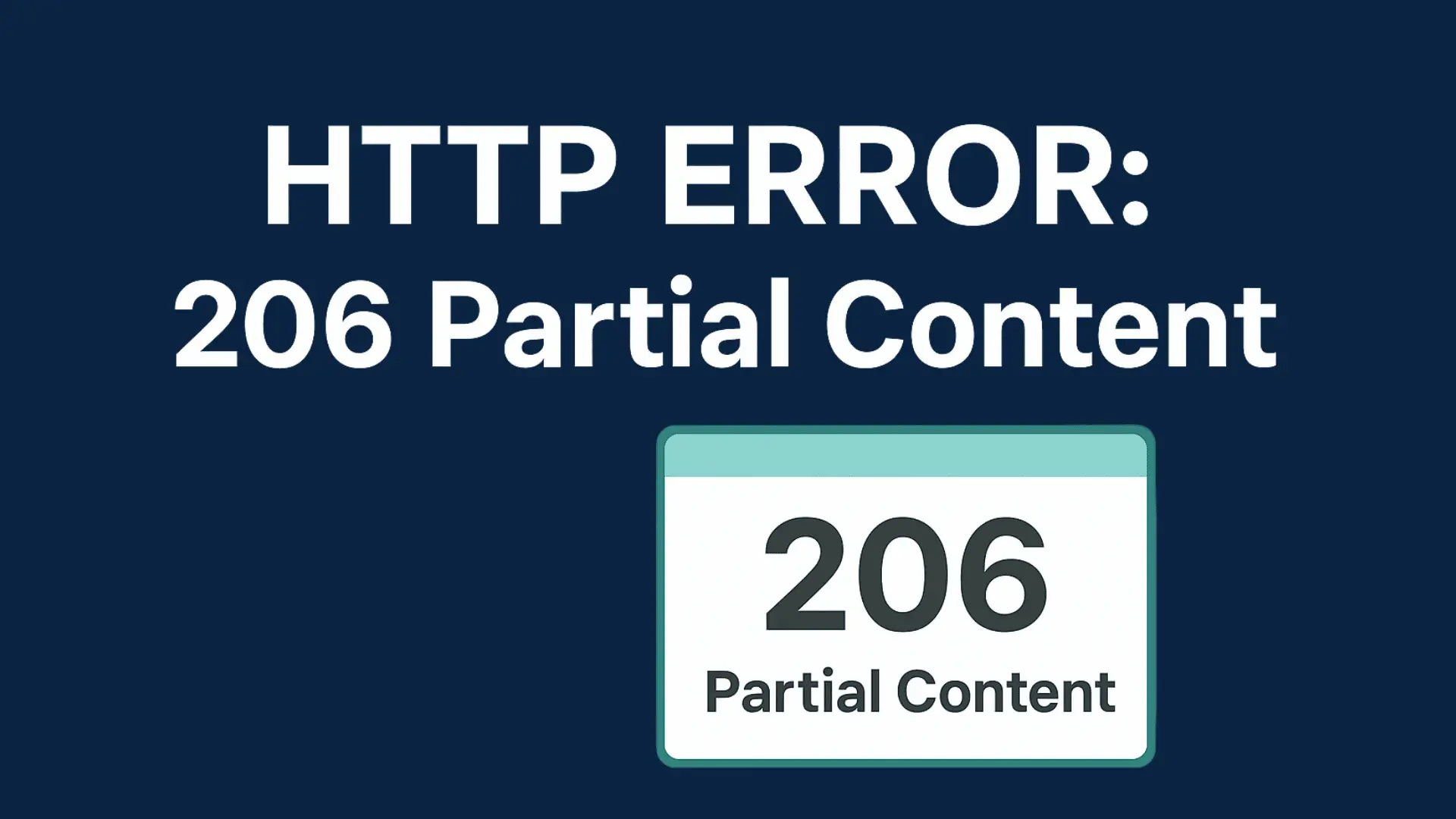 206 http response code