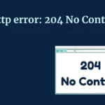 Http error 204 No Content